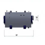 600 Kg / Hour Reverse Pressure Steam Boiler