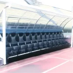 30x30 Cm Mobile Wheel Spare Player's Bench