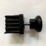 40X40 Mm Plastic Profile Key Head M8x30 Mm Swivel Foot