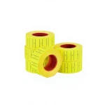 Bright Yellow Color Label 24 Rolls For The Price Labeling Machine