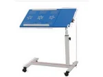 QQ 8A Height-Tilt Adjustable Metal Surface-Double Cooler Laptop Stand with Wheels - Image 7