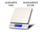 (I2000-3000Gr ) 3000Gr Capacity 0.1 Precision Digital Pocket Scale - Image 2