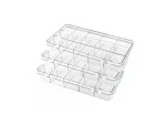 15 Grids Transparent Plastic Organizer With Adjustable Dividers - Image 2