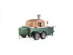 120x120 cm Wood-Fired Mobile Pizza Oven
