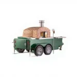 120x120 cm Wood-Fired Mobile Pizza Oven