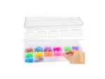 15 Grids Transparent Plastic Organizer With Adjustable Dividers - Image 4