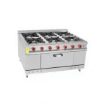 6 Burner 1 Oven Gas Stove