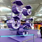 3 Bucket 12 Person Mini Carousel