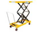 1 Ton 99 Cm Manual Movable Scissor Lift Platform - Image 7
