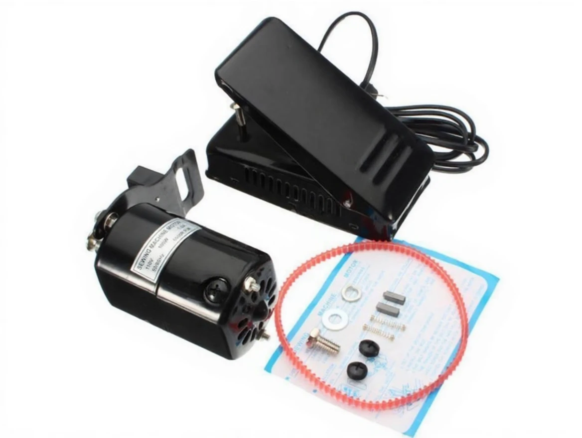 0v2b8a9yedrmr0cvsa787je1a8 150W Home Sewing Machine Motor and Pedal - Image 1
