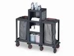 Plastic Cleaning Material Cart (53x152x136 cm) - Image 2