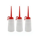 160 ml 3 Pieces Soft Transparent Plastic Oil Bottle