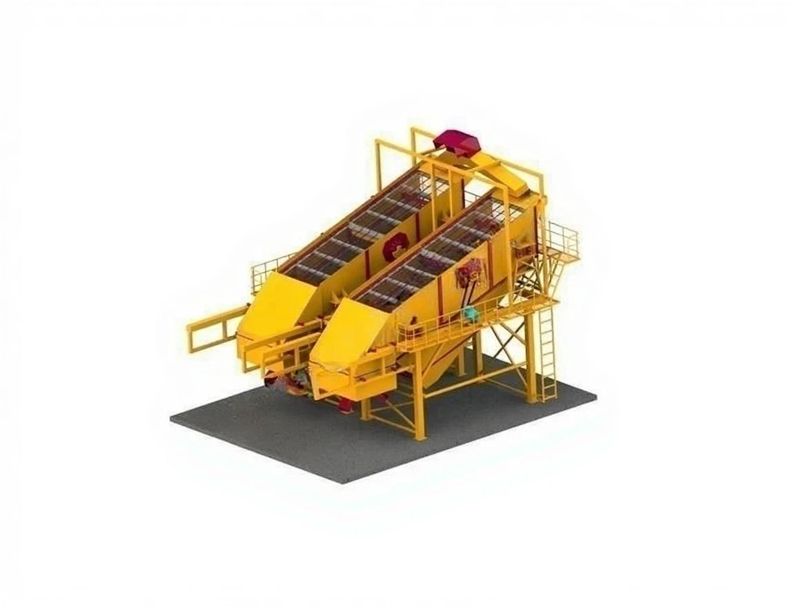 0y6t5h2f4hrmr0cvb8j9jfwhbm Crushing Screening Plant Vibrating Twin Screen - Image 1