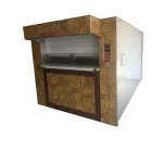 80 Bread / Hour Single Eye Electric Black Oven