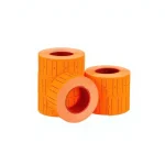 Orange Color Label 24 Rolls For The Price Labeling Machine