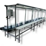 Production And Manufacturing Assembly Conveyor Belt Systems - Custom Design And Productions