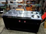 Stainless Steel 10-Tray Luxury Bain Marie Counter - Image 2
