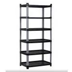 6-Tier Open Fixed Plastic Shelf