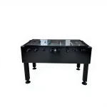 Black Design Glass Foosball Table