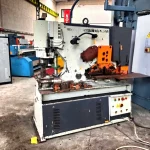Hilalsan Brand Hkm 85 Double Cylinder Hydraulic Combination Shear
