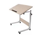 Portable Adjustable Height and Tilt Rolling Laptop Study Desk