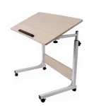 Portable Adjustable Height and Tilt Rolling Laptop Study Desk