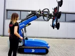800 Kg (5.55M) Rail Glass Transport Robot with Lifting Capacity - Image 2