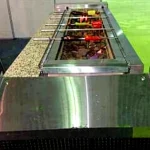 40x200 cm Rotary Grill