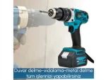 125mm Avuç Taşlama, Kırıcı Delici Hilti, Somun Sıkma Sökme, Vidalama Matkap Akülü Ultra 4'Lü Set - Image 5