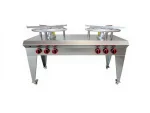 Double Burner Natural Gas and LPG Ground Stove