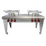 Double Burner Natural Gas and LPG Ground Stove