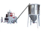 400 Kg Horizontal Turbo PVC Mixer – Heated Raw Material Mixing Machine - Image 4