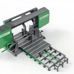 1500×2500 mm Column Semi-Automatic Band Saw Machine