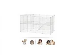 Hodbehod 36 Panel White Pet Cat Dog Bird Metal Wire Cage - Image 5