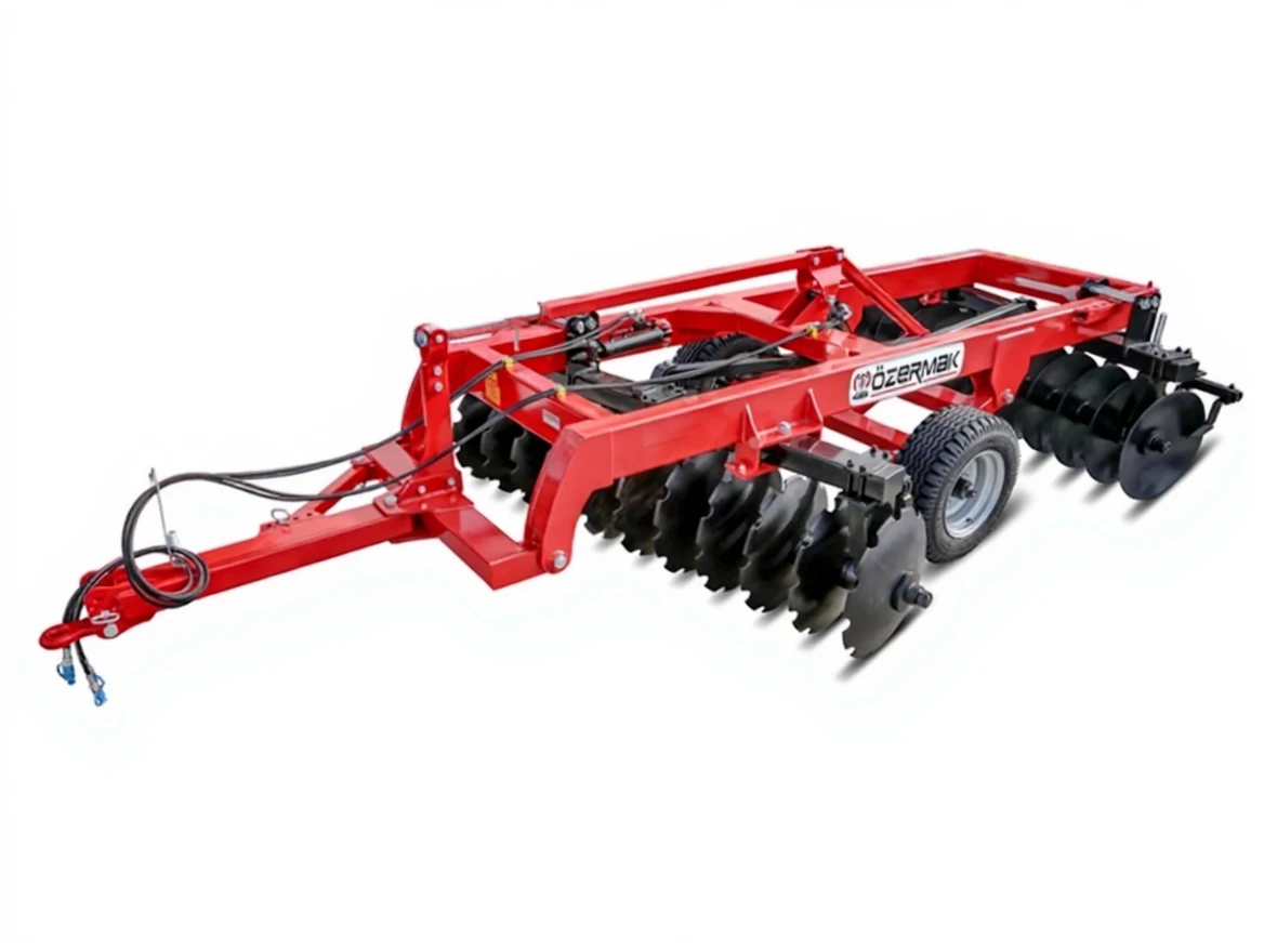 1pvt5cn419rmt0cvs1psz2pgs8 18-Piece Hydraulic Liftable Pullable Heavy Type Goble Disc Harrow - Image 1