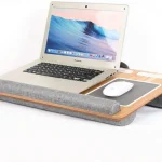 HOD 01 Portable Laptop Stand with Tablet Compartment Cushioned Notebook Desk