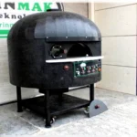 80x80 cm Fixed Base Gas Stone Pide Pizza Oven