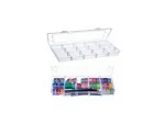 15 Grids Transparent Plastic Organizer With Adjustable Dividers - Image 5