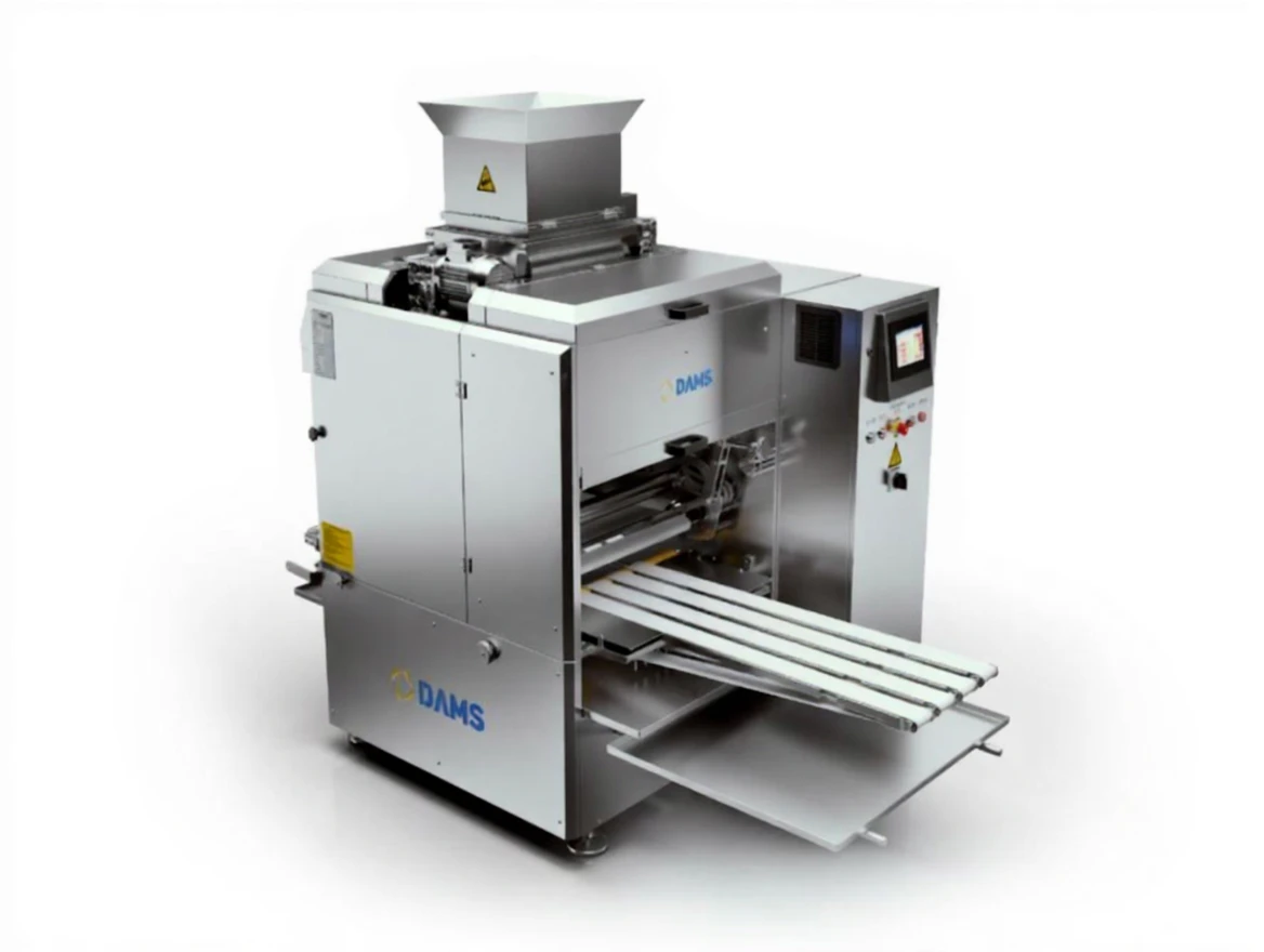 1wqah13bmxrma0cv251r9yjjhm 7000 Parça/Saat 4 Sıra Hamur Kesme ve Tartı Makinesi - Image 1