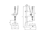 28 kN Button Fastening Air Press with Stake - Image 2