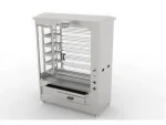Double Showcase Chicken Rotisserie Machine 12 Skewers Resting Natural Gas And Lpg - Image 2