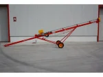 ⌀14 (10100mm) Electric Motor and Tail Shaft Driven Agricultural Spiral Conveyor - Image 6