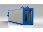 1500x2300x8000 mm Electric U Type Electrostatic Paint Oven