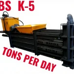 MBS-10LUK 75x85 Manual Front Cover Waste Baler Press Machine