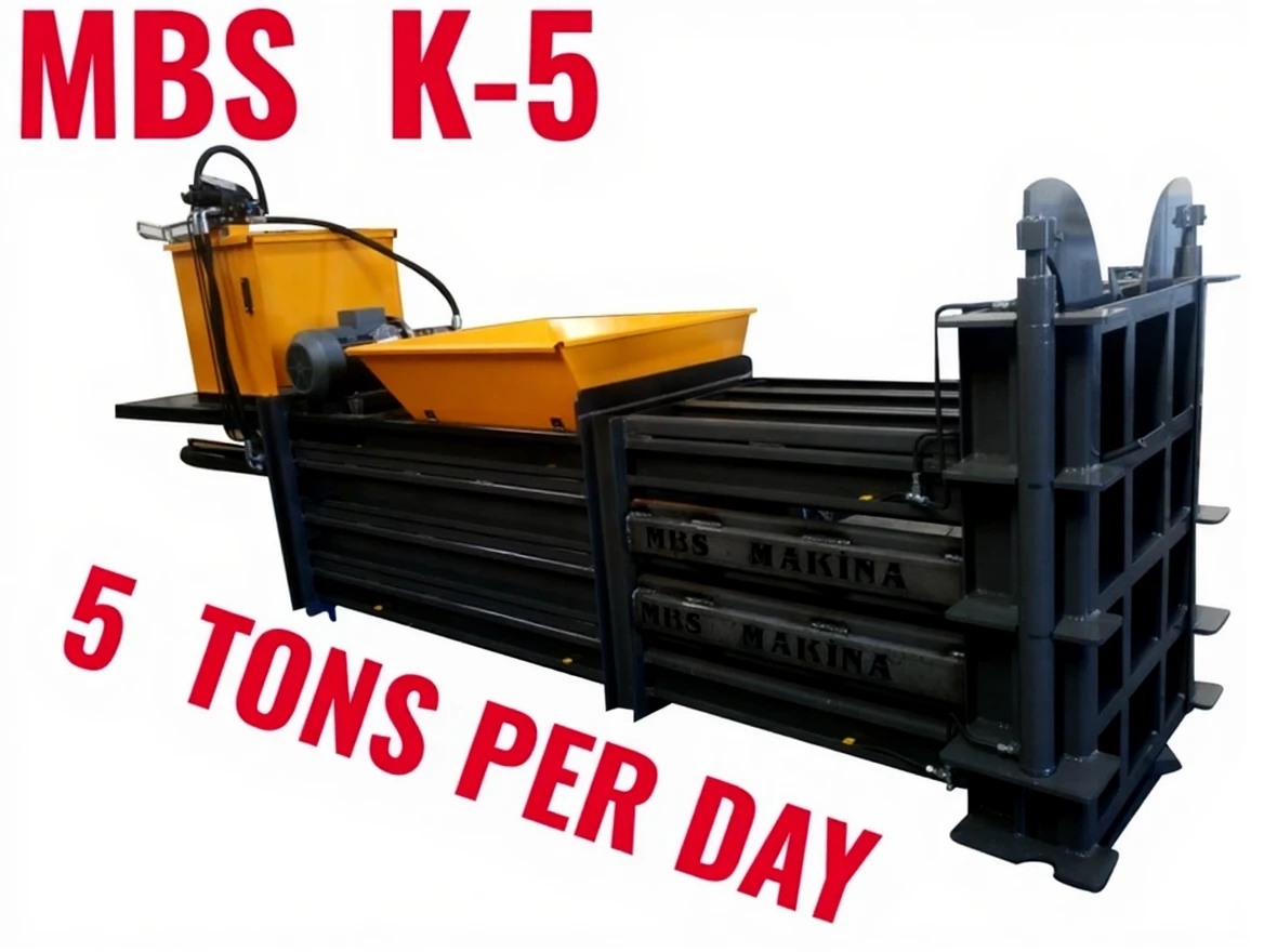 26bsqapa5xrme0ctv378t898sm MBS-10LUK 75x85 Manual Front Cover Waste Baler Press Machine - Image 1