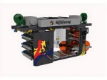 1300 mm 10 Axis Closed Squeegee Servo Flexo Printing Machine - Image 6