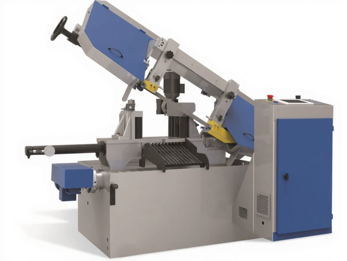 29x2rv5005rmt0cvdwv93zxqyw 280 mm Fully Automatic PLC Controlled Mitre Band Saw Machine - Image 1