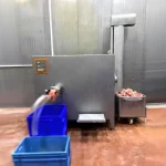 160 Double Helix Elevator Meat Grinder with Tissue Separator