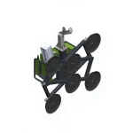 600 Kg Pneumatic Cylinder Vacuum Marble Ceramic Glass Lifting System