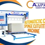 Plc Controlled Automatic Sponge Cutting Machine